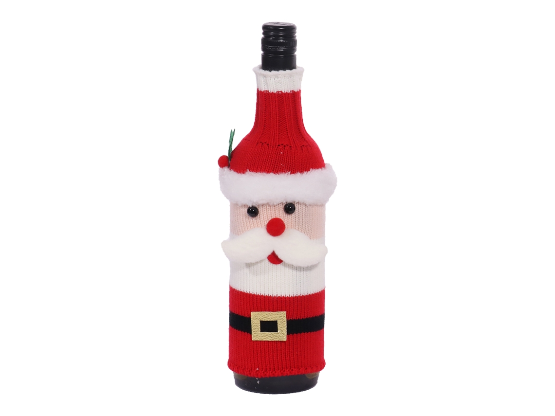 Capinha De Vinho Tricotada Cinto Natal Para Idosos