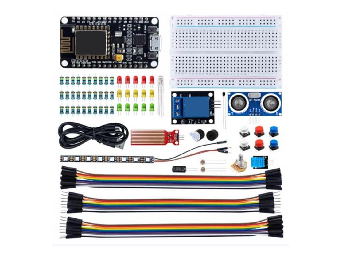 Kit de Iniciação IoT ESP8266 HKJ com Placa de Desenvolvimento