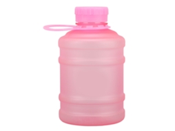 Garrafa de Água 650ml Rosa com Alça Portátil