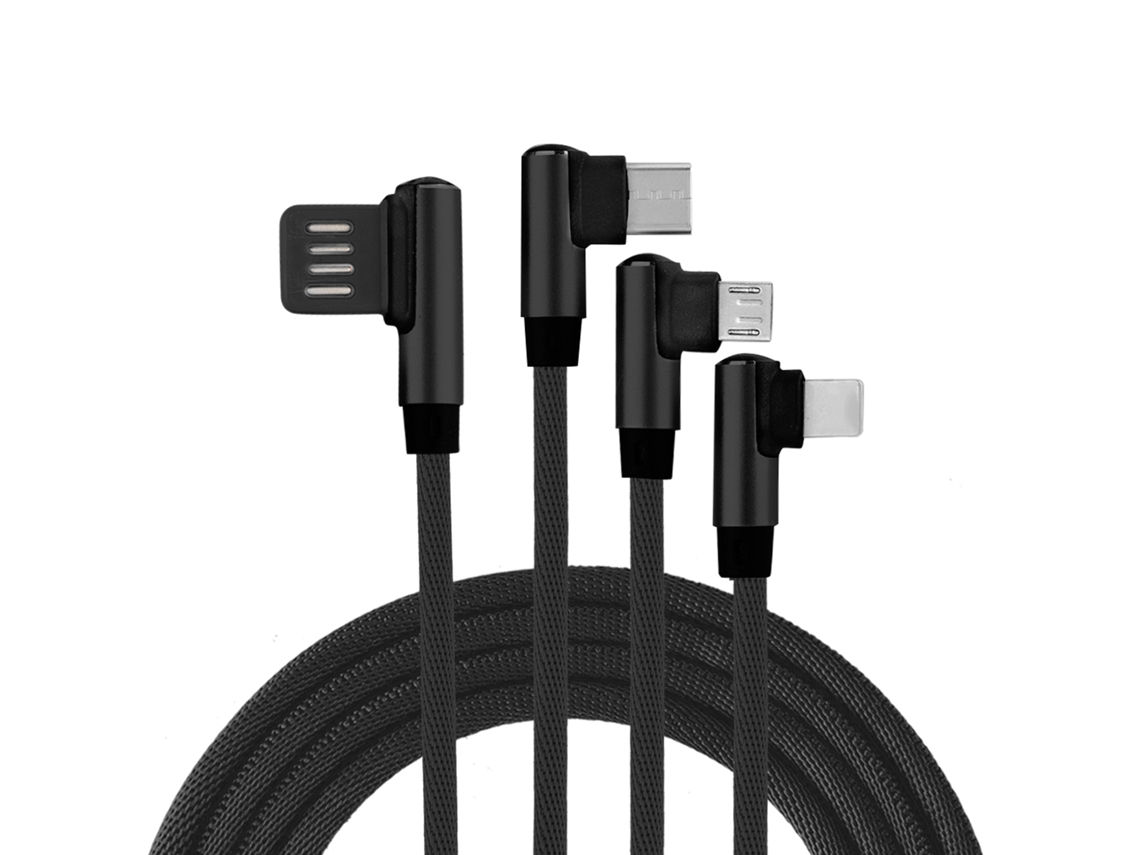 Cabo de Carregamento 3 em 1 LAXISCREED 1.5m Usb c