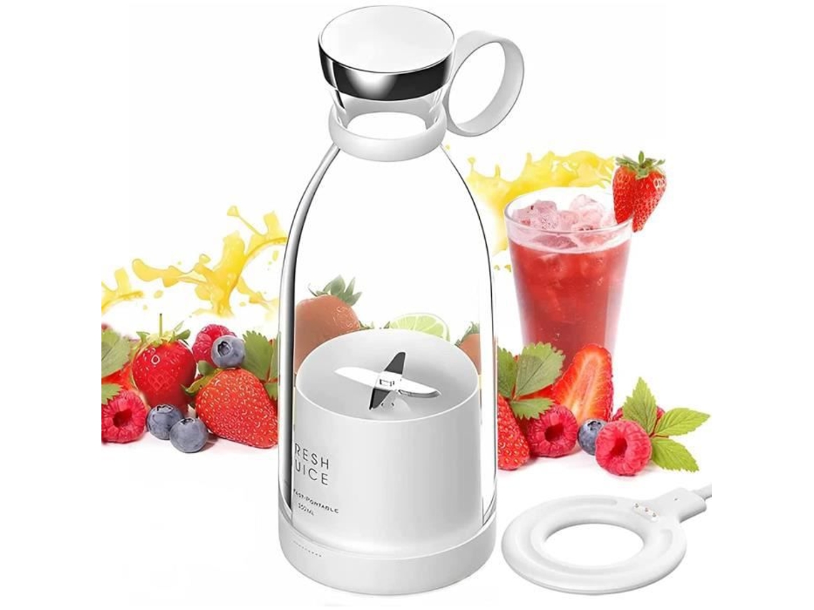 Liquidificador Portátil Smoothie Mixer Liquidificador Portátil para Batidos com Carregamento Usb e Sem Fio Milkshakes 350 Ml para Viagem Esc