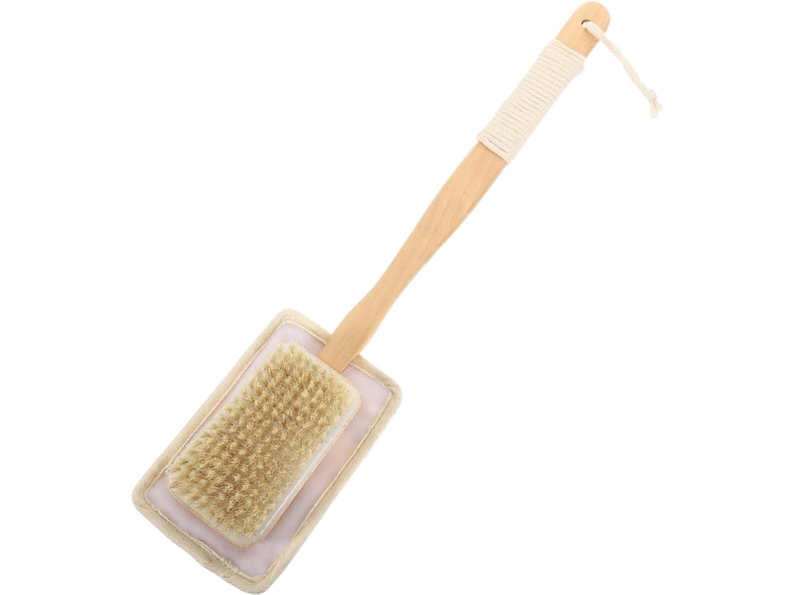 Lurelia Bucha Vegetal De Banho De Cuidado Corporal, Bucha Natural, Cabo Longo E Pega Ergonómica, Pele Lisa Suave