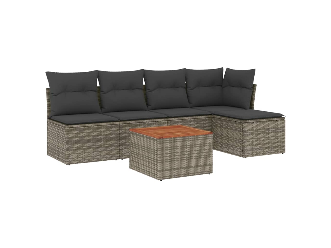 Garden Sofa Set, Garden Sofa Sets Vidaxl Cinzeto Rattan / Vime (n/a)