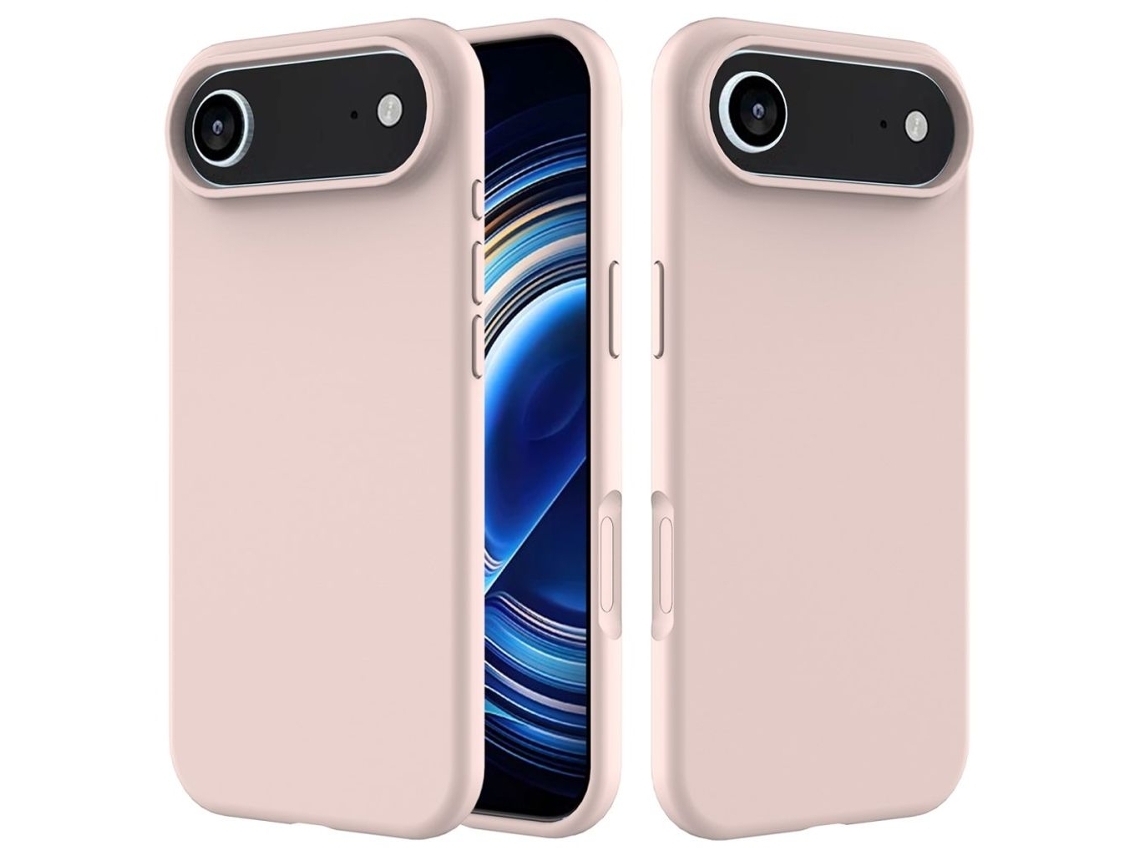 Capa De Silicone Rosa Para Iphone Air