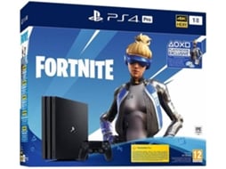 Consola PS4 Pro + Fortnite + Voucher (1 TB)