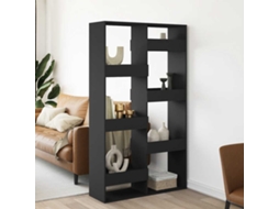 Vidaxl Divisória 100x33x175 Cm Derivados De Madeira Preto