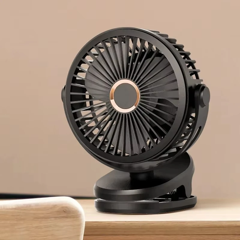 Ventilador de Mesa MDUG com clipe usb, entrada tipo c, 10000mah recarregável