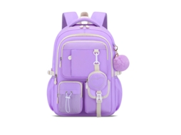 Mochila Escolar Em Formato De Coração CUICH (roxa)