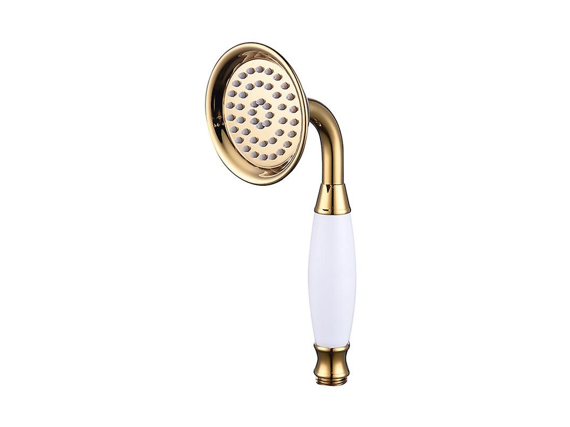 Ducha de Mano de Latón H59 Con Recubrimiento de Oro Titânio, Portátil, Aumenta Presión, Estilo Europeo Y Americano para Baño