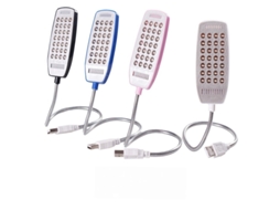 Candeeiro Led Decorativo Usb Recarregável Ultrabrilhante Com 28 Leds Interruptor, Luz De Leitura Portátil Para Jogador De Configuração De...