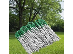 50 Pregos de Jardim de 6 Polegadas, Pinos U para Grama Artificial, Resistentes à Corrosão S/MARCA