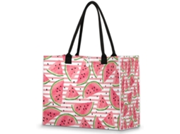 Bolsa Tropicallife Estampa de Melancia Listras 42x17x33 cm