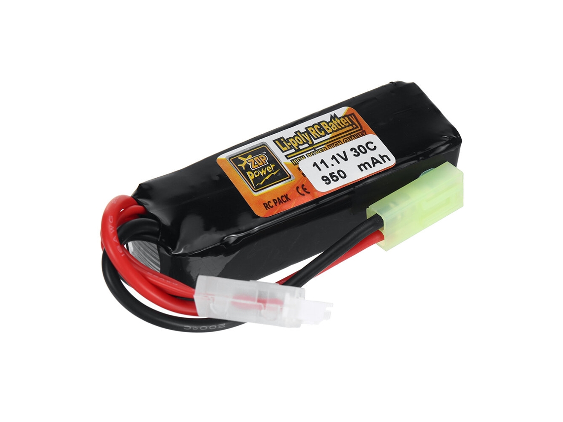 Bateria Zop Power 3s 11,1v 950mah 30c Lipo Ficha T Para Carro Rc Avião Helicóptero Fpv Drone De Corrida