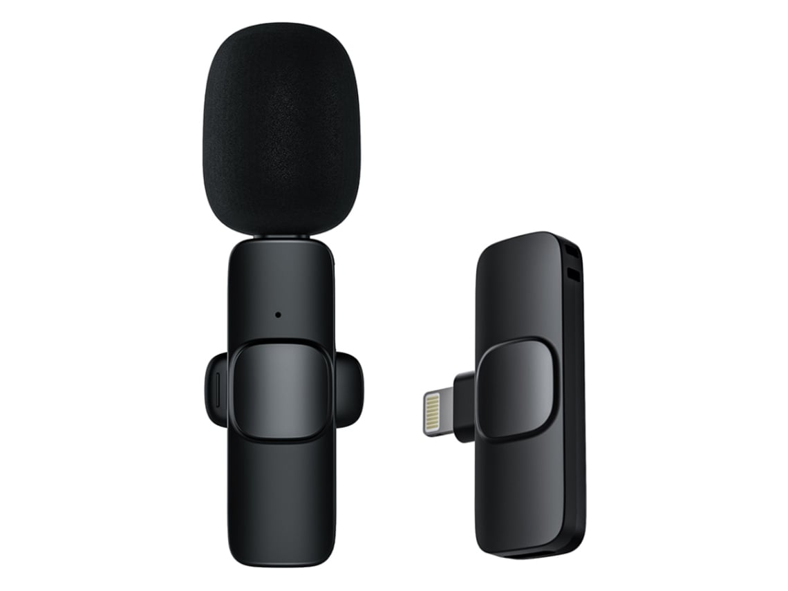 Microfone De Lapela Sem Fio Mini Com Interface De 8 Pinos Lt07
