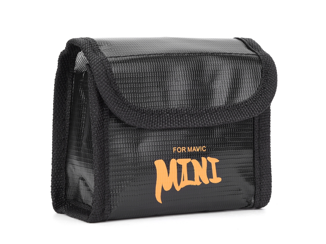 Capa De Bateria De Lítio Resistente A Altas Temperaturas E Explosões Para Mavic Mini Preto