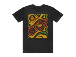 Camiseta preta vintage Sonic Youth In/out/in ROCKINSTONE Unissex Adulto Mais Vendidas Tamanho: M