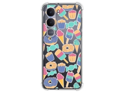 Capa Tumundosmartphone De Silicone À Prova De Choque Para Vivo Y31 5g / Y21d Estampa Candy Design 02