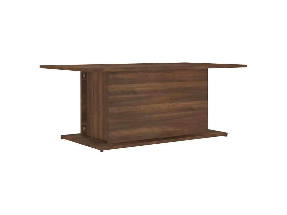 Conjunto 1 Mesa De Centro Vidaxl Marrom Derivados De Madeira (102 X 55.5 X 40 Cm)