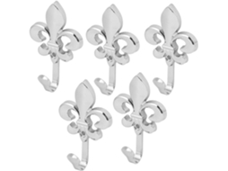 Suporte de parede com gancho fixo para casaco e toalha CHABERLU (70 mm)