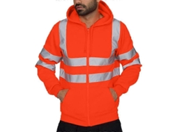 Chaqueta de Trabalho de Alta Visibilidade para Homens, Tamanho 2XL, Laranja S/MARCA