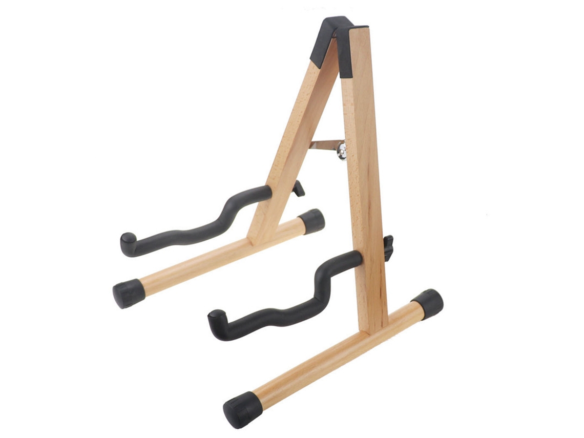 Suporte Para Guitarra Suporte De Chão Em Madeira Maciça Slowmoose