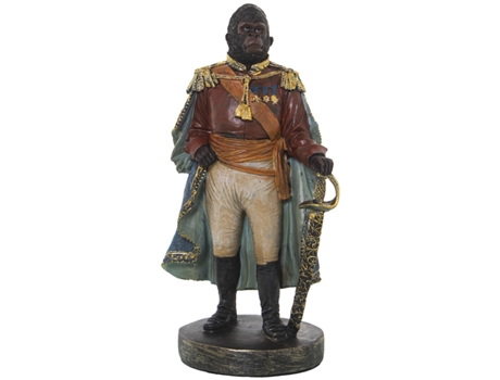 Figura de Orangotango em Resina com Traje