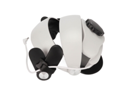 Cinto De Cabeça Vr Com Bateria 5300mah Ajustável E Removível Para Oculus Quest 2