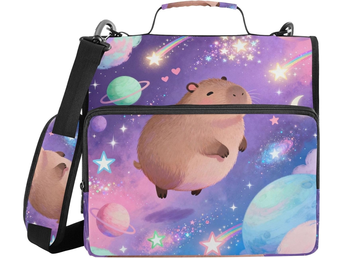 Bolsa Com Zíper E Alça, Fácil De Transportar, 3, 8cm 1, 5 Polegadas, 3 Estojos Em Formato De Sino, Pasta Lápis