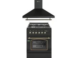 Pack Combo Fogão Solthermic Gas F6s40e5rb Con Forno Eléctrico Exaustor 60