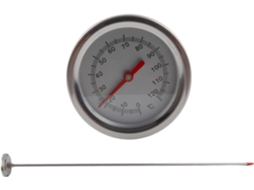 Termômetro Para Compostagem Com Sonda De Aço Inoxidável 50cm 19, 7 Polegadas, Medidor Solo Pilhas Profundas