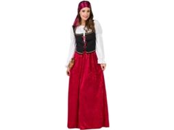 Fato de Mulher DISFRAZZES Mesonera Medieval Granate (Tam: XL)