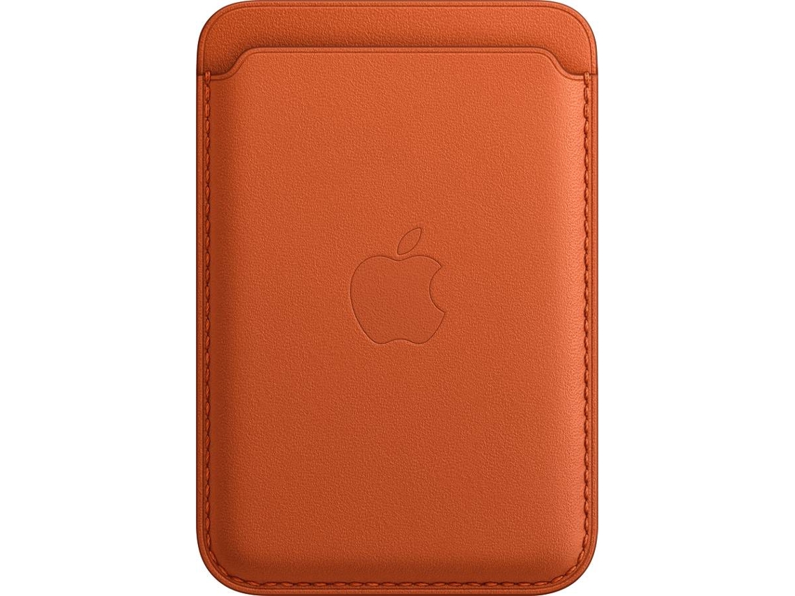 Carteira em pele com MagSafe para iPhone APPLE Castanho Dourado