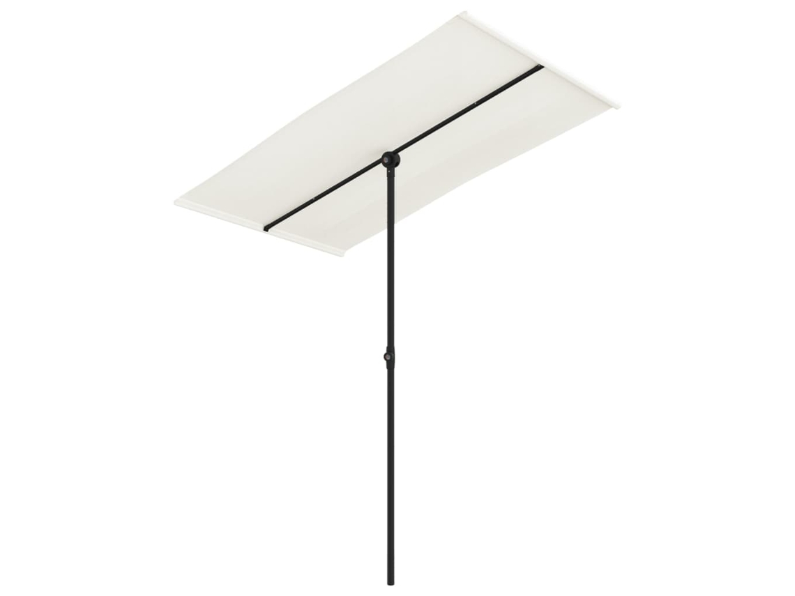 Garden Parasol, Garden Parasols Vidaxl Branco Tecido (180 X 110 Cm)