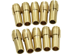 Mandril Para Brocas De 0,5 A 3,2 Mm E 4,8 Mini Rotativas, Em Cobre