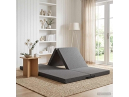 Vidaxl Sofá Cama Dobrável 140 X 67 X 15 Cm Cinzento-claro