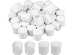 Tope De Puerta Con Cubierta De Goma, 20 Piezas (blanco)