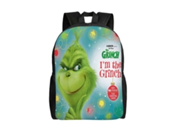 Mochila Escolar Grinch (d219), Elegante E Leve, Impermeável E Com Alça De Ombro Ajustável (r219)