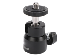 Small Ball Head 1/4 Screw 360 Degree Rotating Quick Release Hot Shoe Adapter Ball Head For Phone Clip Fill Light LAXISCREED