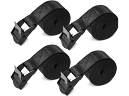 Conjunto De 4 Cintas Amarração, 2, 5 Cm* 1 M, Cintas De Amarração Resistentes Com Fivela Ajuste