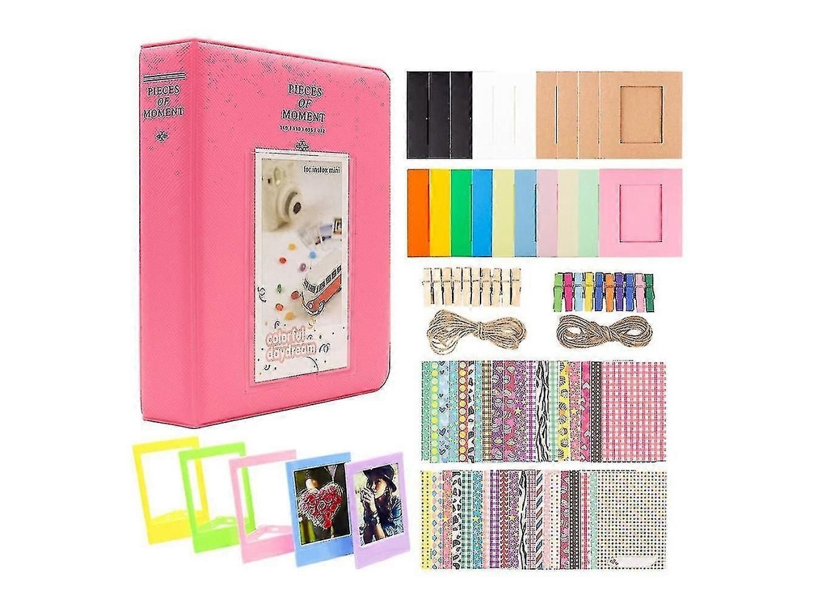 Conjunto de Álbum de Fotos de 2x3 Polegadas para Mini Câmeras e Câmeras Instantâneas. TAISHENGDA