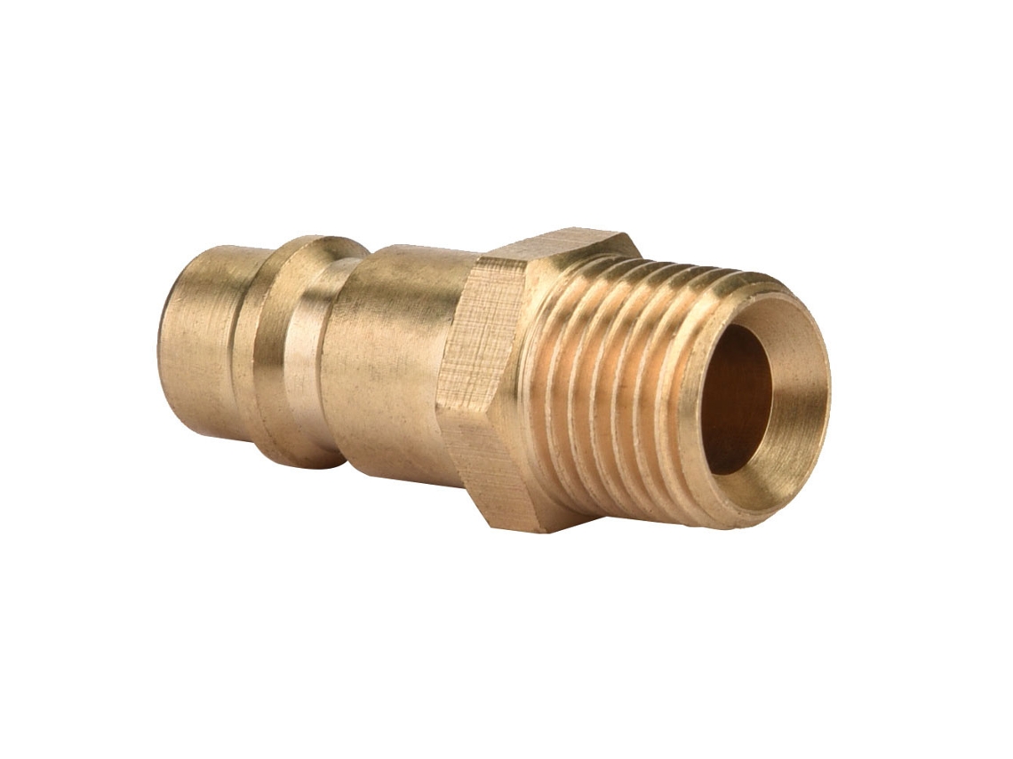 Conector Reto Rosca Macho De Latão Para Ar 1/4"