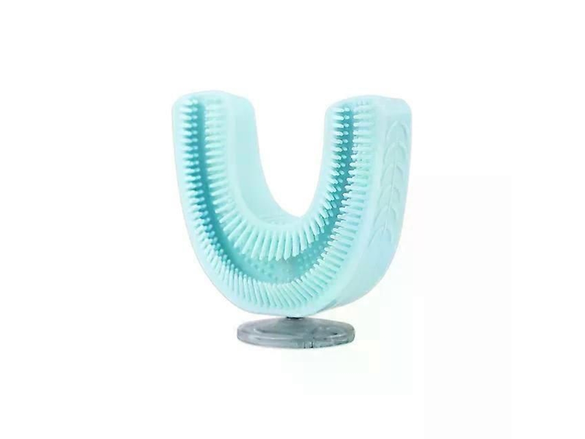 Crianças em Forma de U Sonic Escova Dentes Elétrica Silicone 360 Graus Inteligente Escov a Clareamento Dos GOKOCO