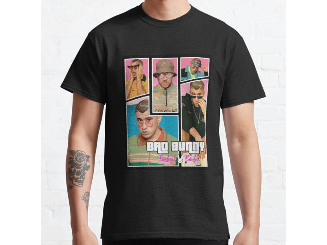 Rockinstone Bad Bunny - Bad Bunny Classic T-shirt(l)