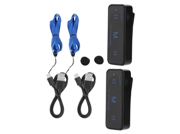 Aetheria 2 Pcs Rádio Walkie Talkie Mini Interfone 2 Vias com Distância de Comunicação 1 3 Km