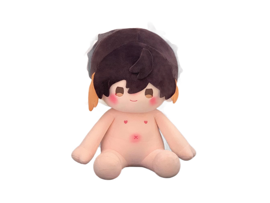 Boneca de Pelúcia de Genshin Impact, 40 Cm Personagem Zhongli, Algodão Macio CHABERLU