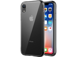 Capa iPhone XR WJS Temperaded Glass Back Edge Transparente