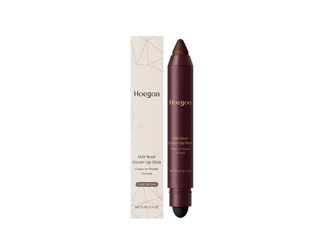 Root Touch-up Stick, 2pcs, Dark Brown, Natural And Portable--