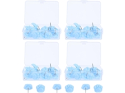 Plafope Decorative Alfinetes To Light Papers In Paper Boxes, Pata Urso Format, 4 Small Boxes