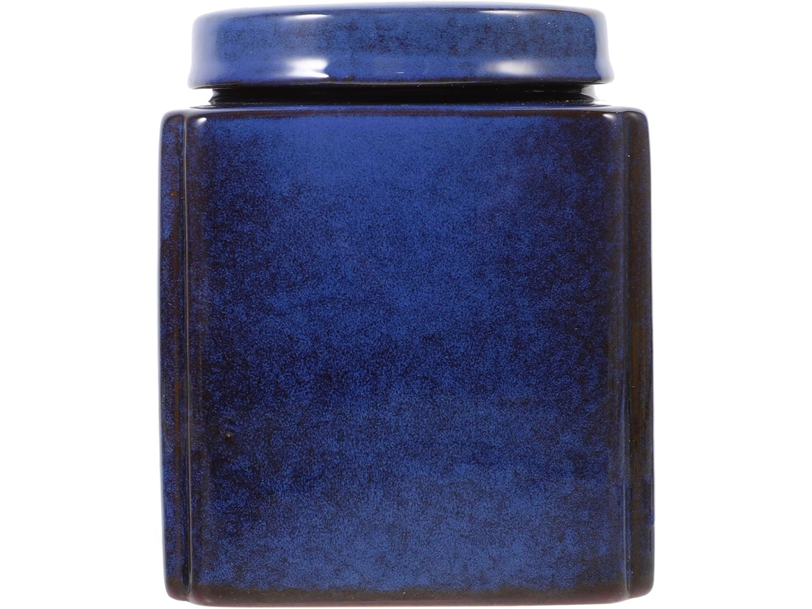 Recipiente De Cerâmica Shineofi Para Chá, 950ml, Com Tampa Hermética, Para Manter O Chá Verde E Aromático Fresco, Ideal