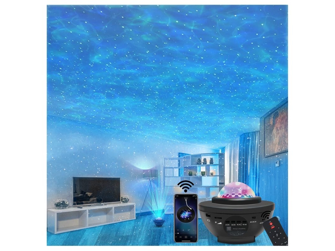 Projetor de estrelas 4 em 1 com alto-falante Bluetooth, controle remoto NOVA LINE